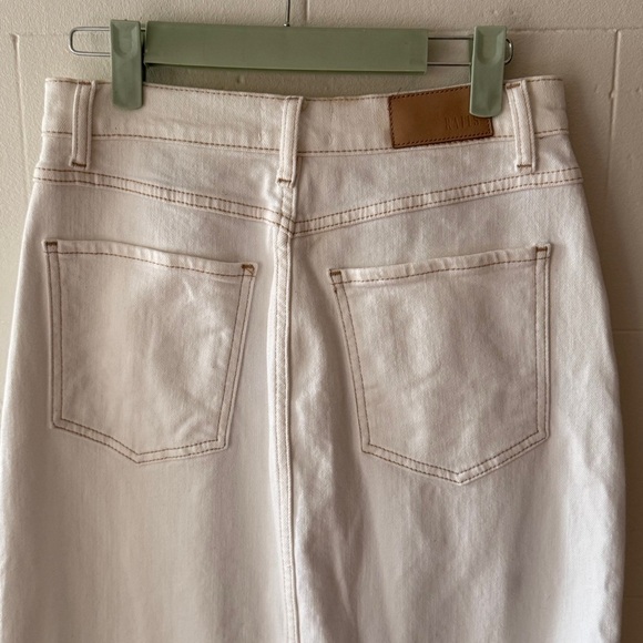 Rails Broadway White Denim Midi Skirt - Picture 11 of 16